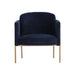 Sunpan Richie Danny Navy Lounge Chair 