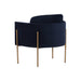 Sunpan Richie Danny Navy Lounge Chair 