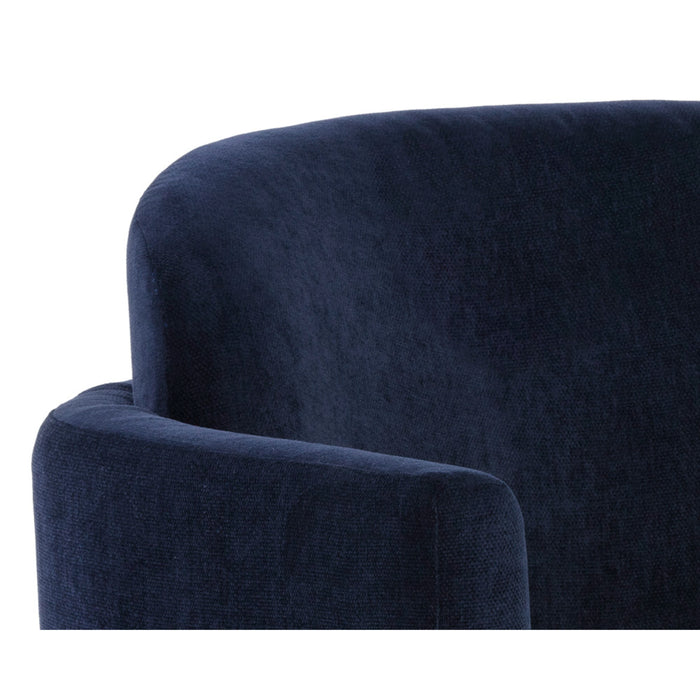 Sunpan Richie Danny Navy Lounge Chair 