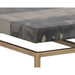 Sunpan Toreno Handcrafted Rectangular Antique Brass Coffee Table