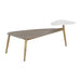 Sunpan Tuner Antique Brass Modern Coffee Table