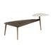 Sunpan Tuner Antique Brass Modern Coffee Table