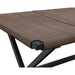 Sunpan Elon Brown Buffalo Leather Bench