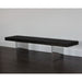 Sunpan Atticus Wood Top Stainless Steel Base Bench 