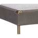 Sunpan Bellevue Antique Brass Gold Steel Base Bench