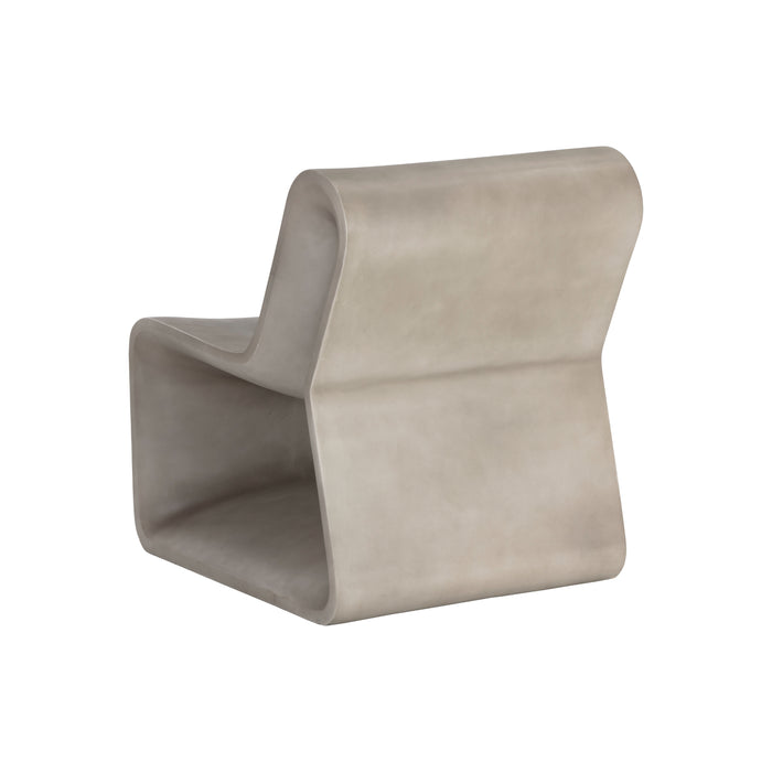 Sunpan Odyssey Concrete Modern Lounge Chair