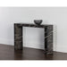 Sunpan Axle Indoor and Outdoor Marble Console Table