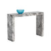 Sunpan Axle Grey Faux Marble Concrete Console Table 