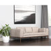 Sunpan Burr Leather Sofa