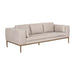 Sunpan Burr Leather Sofa