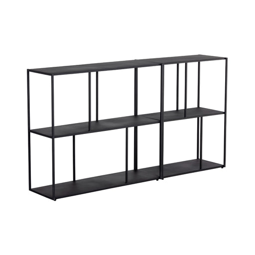 Sunpan Eiffel Low Iron Shelves Bookcase