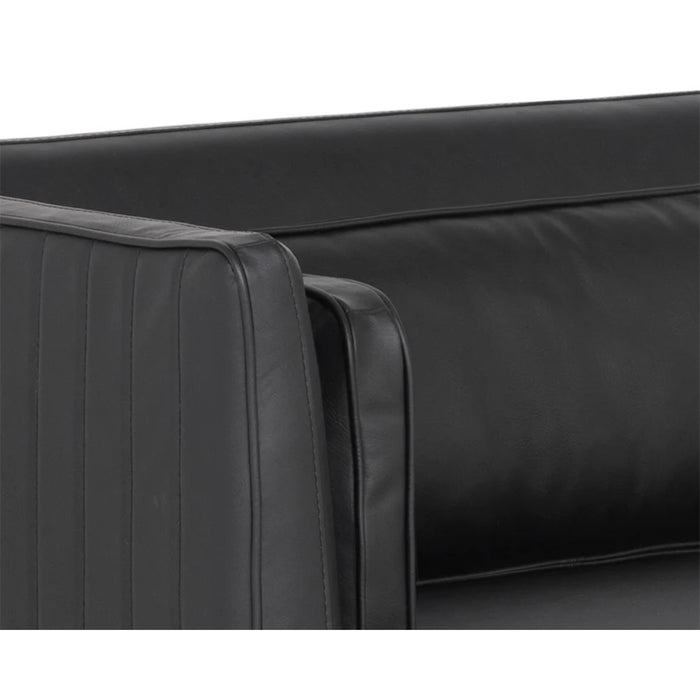 Sunpan Irongate Batavia Black Sofa 