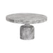 Sunpan Elmira Grey Faux Marble Finish Concrete Coffee Table