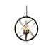 Sunpan Ikon 23" 3-Light Black Brass Pendant