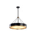 Sunpan Modern Ikon 23" Wide Black Dudley Chandelier