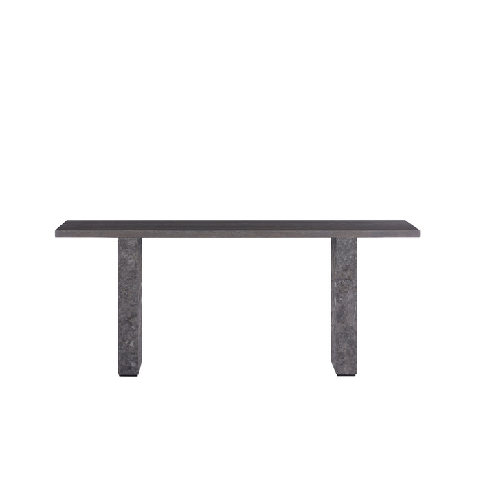 Sunpan Rebel Sustainable Solid Oak Wood Top Console Table 