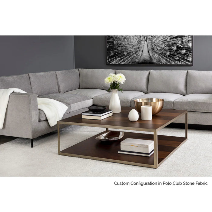 Sunpan Byward Grey Sofa 