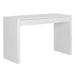 Sunpan Dutad High Gloss White Wood Desk 