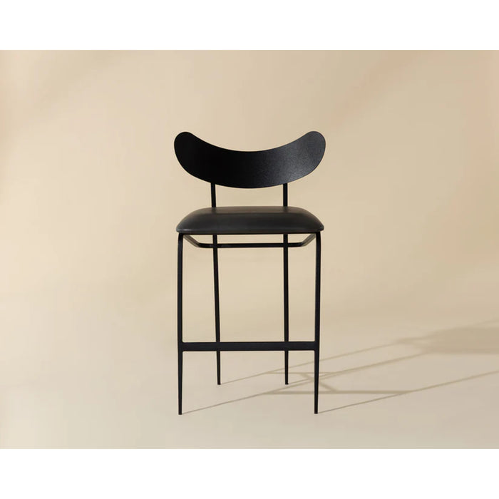 Sunpan Gibbons Black Counter Stool