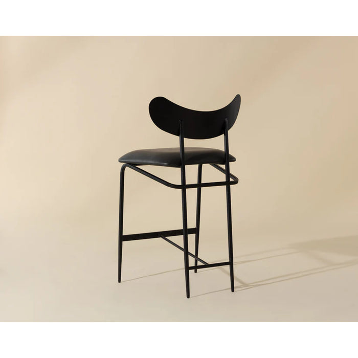 Sunpan Gibbons Black Counter Stool