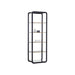 Sunpan Ambretta  Smoked Tempered Glass Shelves Bookcase