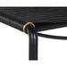 Sunpan Riz Handcrafted Leather Cord Seat Stool