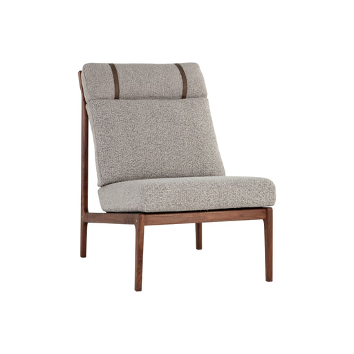 Sunpan Elanor Grey Fabric Modern Lounge Chair 