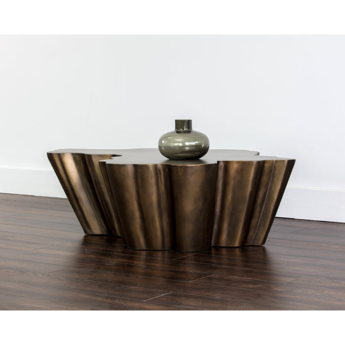 Sunpan Lynx Powder Coated Finish Steel Coffee Table