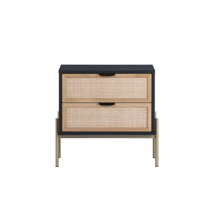 Sunpan Avida Sustainable Rectangular Oak Wood Nightstand