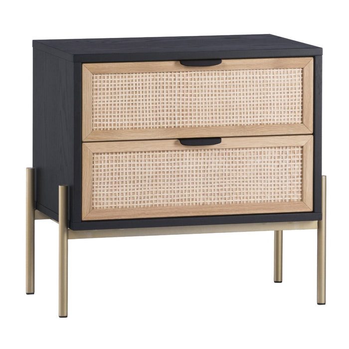 Sunpan Avida Sustainable Rectangular Oak Wood Nightstand