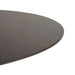 Sunpan Maeva Oval Black Tempered Glass Top Coffee Table 