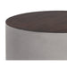 Sunpan Diaz Indoor and Outdoor Round Concrete End Table