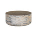 Sunpan Diaz Indoor and Outdoor Round Concrete Coffee Table