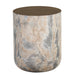 Sunpan Diaz Indoor and Outdoor Round Concrete End Table