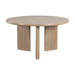 Sunpan Giulietta Round Light Wood Dining Table 