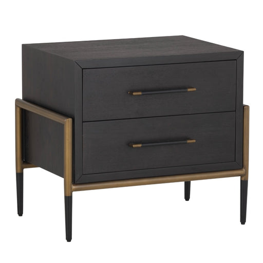 Sunpan Weldrick Rectangular Acacia Wood Veneer Nightstand