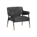 Sunpan Derome Metal Base Modern Lounge Chair