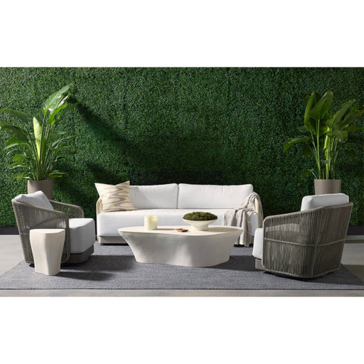 Sunpan Modern Coffee End Table Allariz Armchair and Sofa Outdoor Patio Set