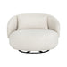 Sunpan Walsh Effie Linen Modern Swivel Lounge Chair