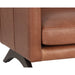 Sunpan Rogers Buffalo Leather Modern Armchair