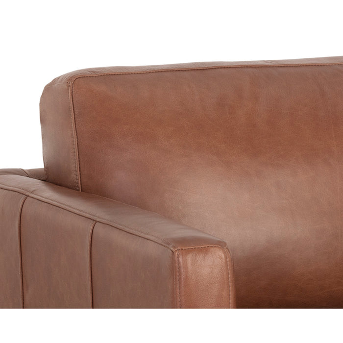 Sunpan Rogers Buffalo Leather Modern Armchair