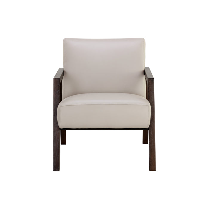 Sunpan Neymar Linea Light Grey Fabric Lounge Chair