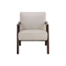 Sunpan Neymar Linea Light Grey Fabric Lounge Chair