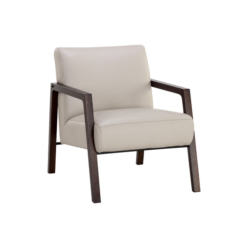 Sunpan Neymar Linea Light Grey Fabric Lounge Chair