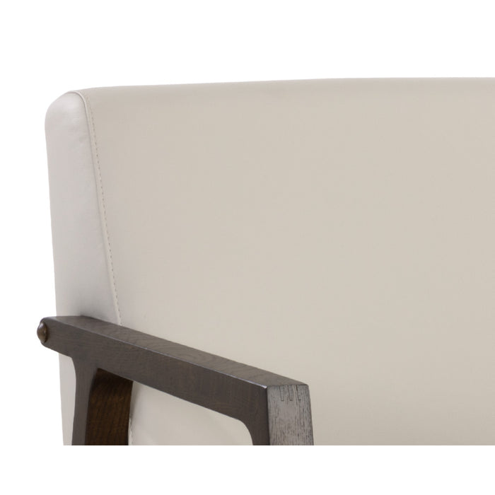 Sunpan Neymar Linea Light Grey Fabric Lounge Chair