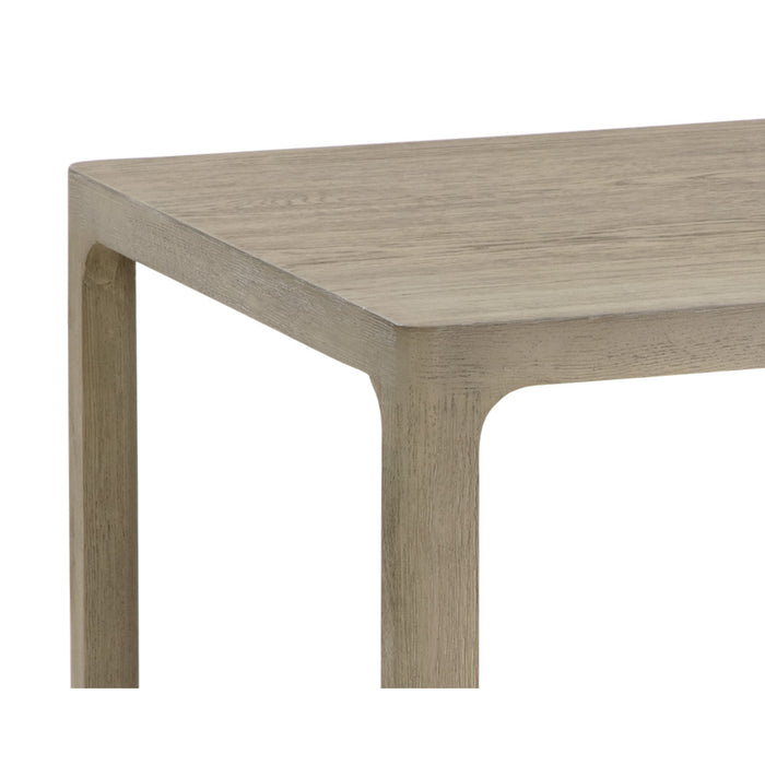 Sunpan Doncaster Square Solid Oak Wood Side Table 