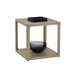 Sunpan Doncaster Square Solid Oak Wood Side Table 