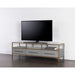 Sunpan Venice Grey Media Console And Cabinet 