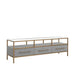 Sunpan Venice Grey Media Console And Cabinet 