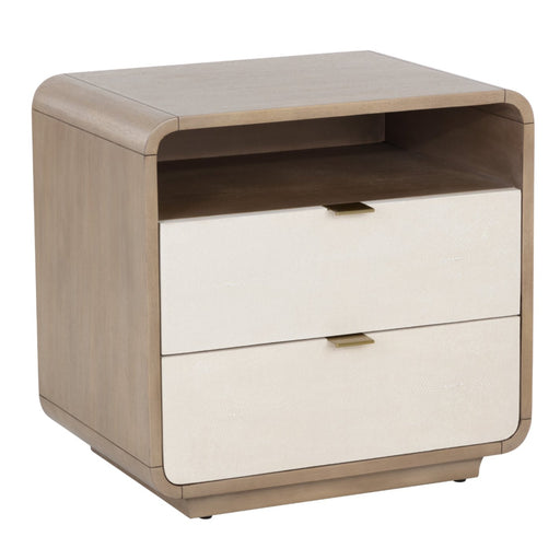 Sunpan Kayden Rectangular Acacia Wood Veneer Nightstand 